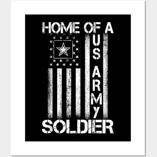 USA Army Flag Shirt Gift for Soldiers Veterans Military Posters and Art